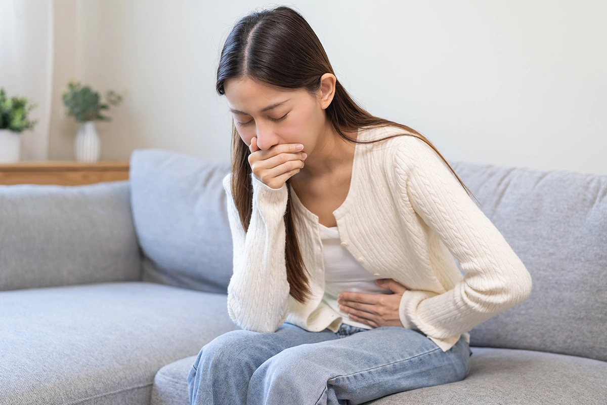 Cold sweats, nausea or lightheadedness