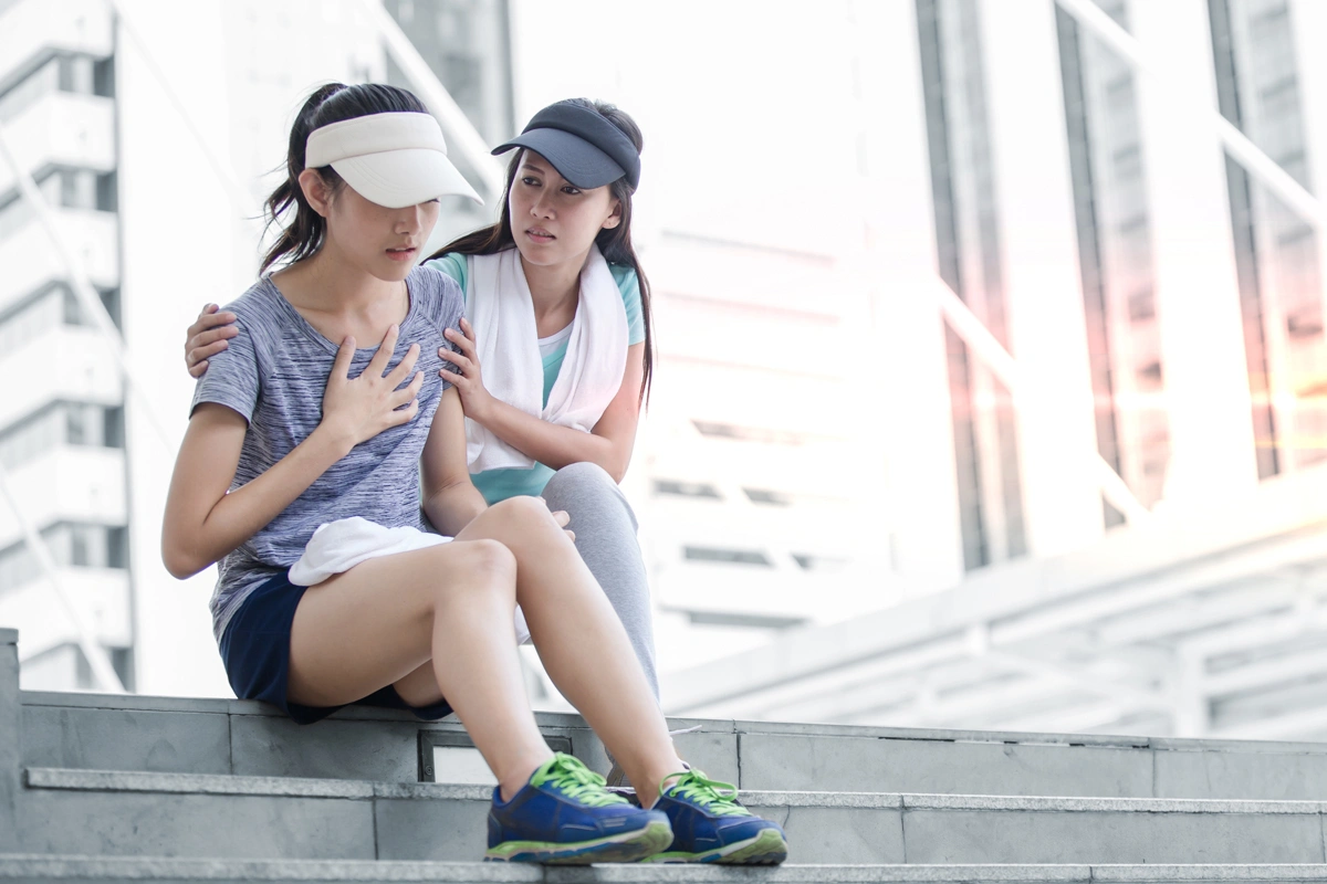 Breathlessness during minimal activity